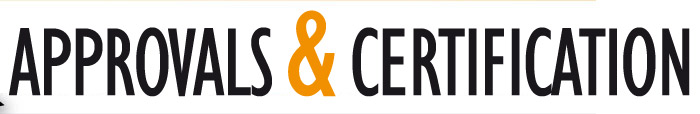 Approvals and Certification